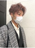 【Anli☆岩瀬萌】ピンクベージュ 春カラー コンマバング