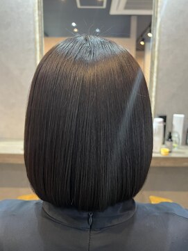 イーラヘアー(ERA HAIR) ミディアム極上髪質改善トリートメント×ダークグレージュ