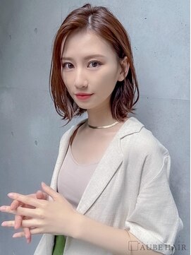 オーブ ヘアーノーブル 福津店(AUBE HAIR noble) 20代・30代_大人可愛いミディアムボブ
