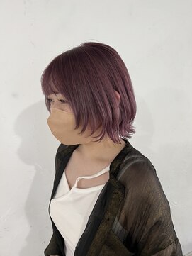 アンフィフォープルコ(AnFye for prco) 【AnFye】ウルフボブ×ピンクラベンダー♪