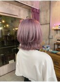 【MIRAC町田店河原崎】ラベンダーベージュウルフレイヤー