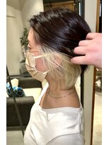 サルファ ヘアデザイン 名古屋 丸の内(S.ALPHA HAIR DESIGN)&nbsp;インナーホワイトカラー