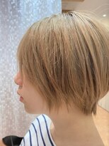 アズールサン 草加西口店(azule-sun)&nbsp;20代30代サイドバング　バニラベージュ,ルーズヘア　[草加駅]