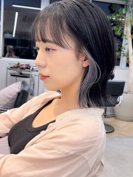 グラフ 銀座(GRAFF) くびレイヤーエモージュ前髪ミディアムボブインナー