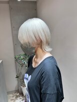 サンド 鹿児島中央(sand)&nbsp;黒髪/グレーベージュ/レイヤーロング/前髪パーマ[鹿児島駅]