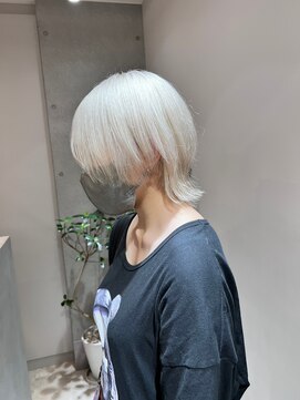 サンド 鹿児島中央(sand) 黒髪/グレーベージュ/レイヤーロング/前髪パーマ[鹿児島駅]