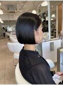 ダークグレイジュ 小顔カット 髪質改善  前髪カット