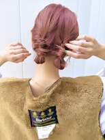 ディッセンバー 神宮前(December)&nbsp;ピンクベージュ/ベージュ/ピンク/ハイトーンカラー/前髪/渋谷