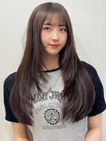 ピープスアンドスー 表参道 渋谷(Peeps&Suu.) ワンホンレイヤー/髪質改善/透明感カラー/ぱっつん前髪