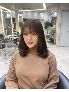 ロンドアヴァントゥス 池袋(Lond aventus) 韓国レイヤー/韓国風/ボブ/髪質改善/黒髪/ブリーチなし〔池袋〕