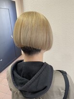 アジールヘア 所沢プロペ通り店(agir hair)&nbsp;刈り上げショートハイトーンブロンズ所沢練馬ひばりヶ丘