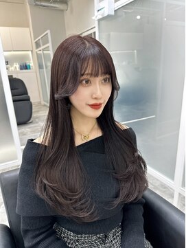 イミュ(IMMU) レイヤーカット　ワンカールスタイル