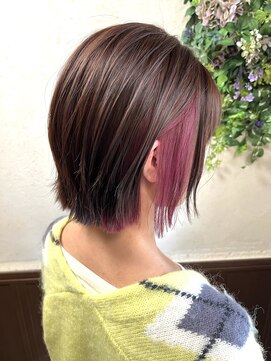 ヘアーズ ラブリージョブリー(hair's Lovely Jubbly) 【玉木】ピンク系インナーカラー