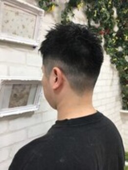 ラジル 豊中(RAJILL by crea)の写真/【2席】桃山台★男性も通いやすいと評判の人気サロン.簡単に決まるカッコイイスタイルが◎リピーター多数！