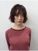 ケアパーマショートボブパーマスパイラルパーマヘア
