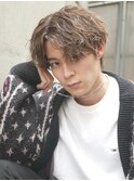 ツイストスパイラルパーマ/メンズ/刈り上げ/眉毛/ツイスト