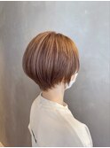 明るめカラー×ツヤ髪　華やかな印象に/オーガニックカラー