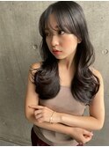 酸熱トリートメント美髪艶髪ダークグレー黒髪