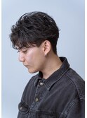 沖縄メンズフェザーパーマ