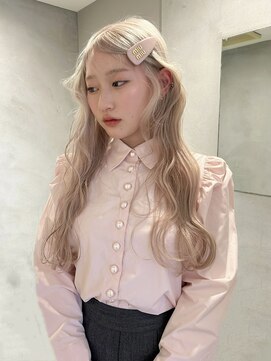 ペレ アネックス 大阪梅田茶屋町店(PELE ANNEX) ホワイトグレージュ/デジタルパーマ/フェザーパーマ/梅田