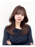 韓国ヘア　レイヤーカット　顔まわり