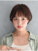 ふんわりショートボブ[溝の口/髪質改善/縮毛矯正/白髪ぼかし]