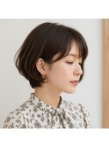美フォルムレイヤーショートボブ 20代 30代 40代 50代 60代