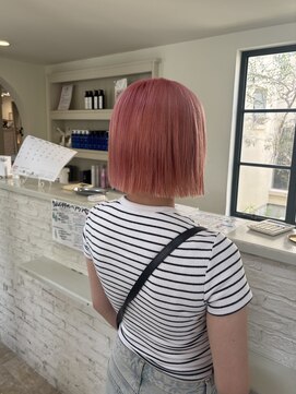 エクファ ヘア シェリル 草津 南草津店(ex-fa hair cherir) ミディアムヘア/デザインカラー/フェイスフレーミング/南草津