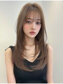 【Ｌｅ’ａ】レイヤーカット　グレージュカラー　髪質改善