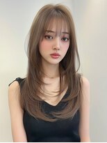 レア 渋谷(Le'a)&nbsp;【Ｌｅ’ａ】レイヤーカット　グレージュカラー　髪質改善