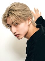 サンクマーケット 渋谷(cinq MARKET)&nbsp;メンズアッシュグレーメンズシルバーベージュカラーダブルカラー