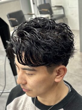 オーバルバイアピッシュ(OVARL by apish) ラルフカール/毛流れパーマ/メンズパーマ