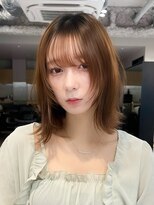 ハッチ(HACCH)&nbsp;前髪あり大人くびれボブ 立川駅 Instagram@ryuya._aaieac7