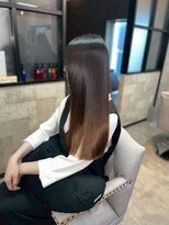 ハル 新宿(haru)&nbsp;ショコラブラウン/艶髪ロング/髪質改善ストレート/美髪/透明感