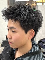 オゼル(OZEL)&nbsp;men's/MEN'S/メンズカット/メンズパーマ/郡山/ピンパーマ/眉毛