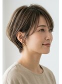 【30代40代50代】大人ひし形耳掛けショート