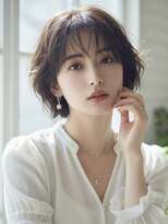 ヘアーメイク ライズ 西田辺店(Hair make rise;)&nbsp;大人可愛い20代30代40代小顔ひし形ミディアムボブ前下がり