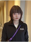 【NEELU_take】ハッシュミディアム　ボルドーカラー