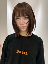 アイトーキョーエス 渋谷(AI TOKYO S)&nbsp;ウルフボブ/レイヤーボブ/レイヤー/顔まわりレイヤー