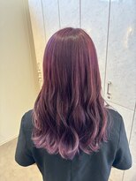 ルーチェココ ブラン(Lu'ce coco blanc)&nbsp;チェリーブラウン×ゆるふわロング