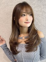 ロンドシトリン 四条烏丸(Lond citrine) 【五島巨幹】ワンホンレイヤー/グレージュ/ストレート/前髪