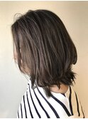【BOTANIUM滝島】極細ランダムハイライト×スモーキーアッシュ