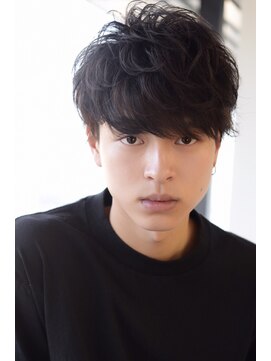 ロビー(LOBBY) 『LOBBY』小木曽 フェザーマッシュ×無造作パーマ