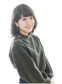 ☆LOCO☆カーキ系ベージュカラーのナチュラルボブ