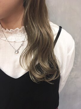 アソビ(Asobi) 【2ブリーチ】ミルクティーベージュ