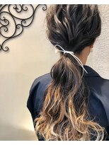 アールハーツ 峰店(R-HEARTS)&nbsp;《R-HEARTS峰店》☆ひとつしばりのユルっとアレンジ♪