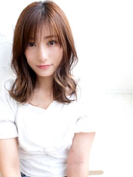 オーバーヘアー 姫路店(over hair) 【La fith】 くびれセミディ