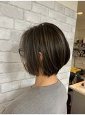 脱白髪染めハイライト