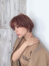 ヘアプラスアイズブルーム(hair+eyes bloom) 前下がりオンリーボブ