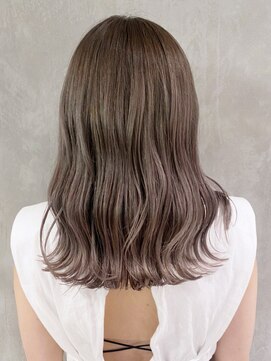 アイティーバイアルバム 松戸店(IT by ALBUM) グレージュミディ_ショコラベージュボブルフ_ba343521